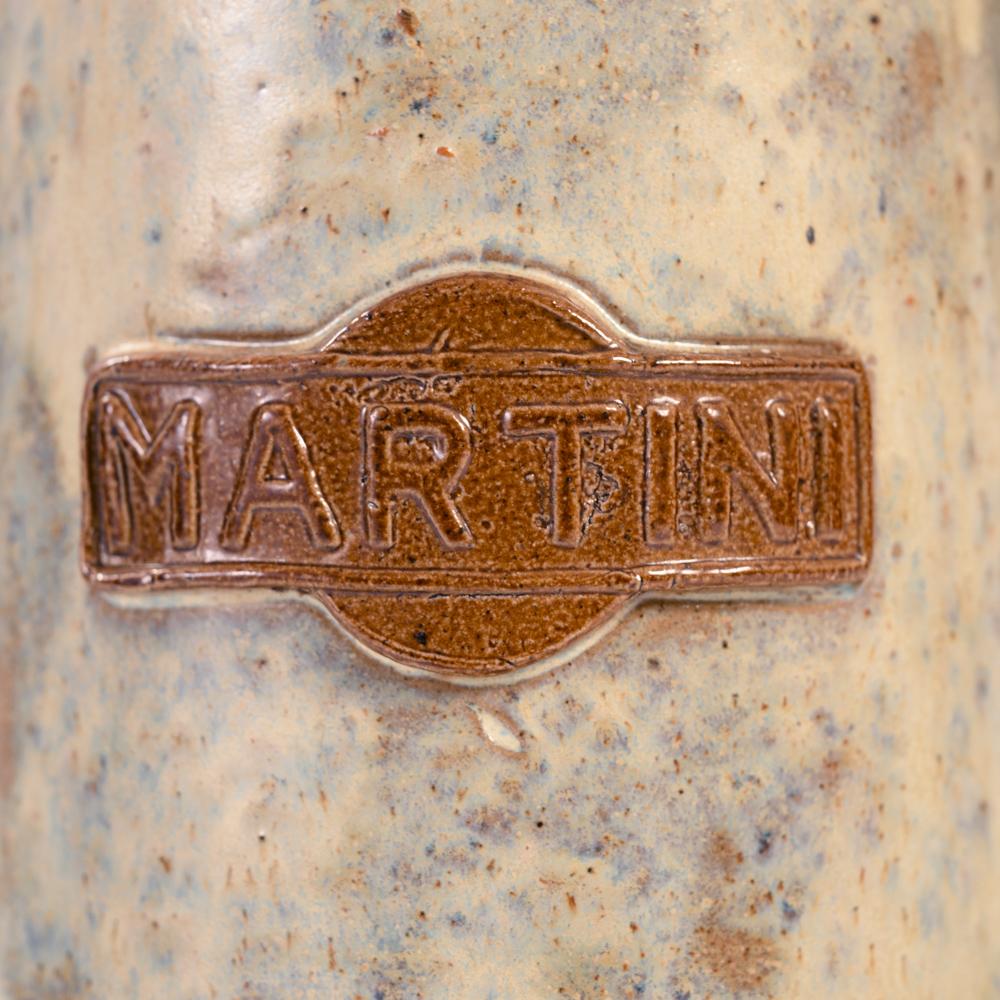 Mid-Century Modern Martini bottle ceramic table lamp, set of 2, 1960s For Sale