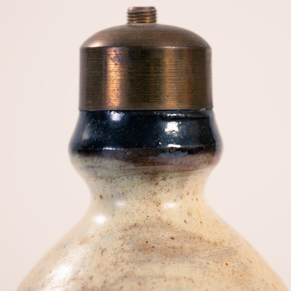 Martini bottle ceramic table lamp, set of 2, 1960s For Sale 1