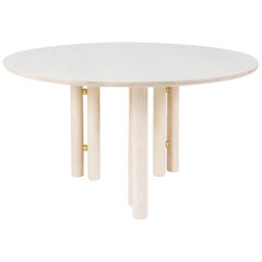 Martini Dining Table in Bleached Maple by Steven Bukowski