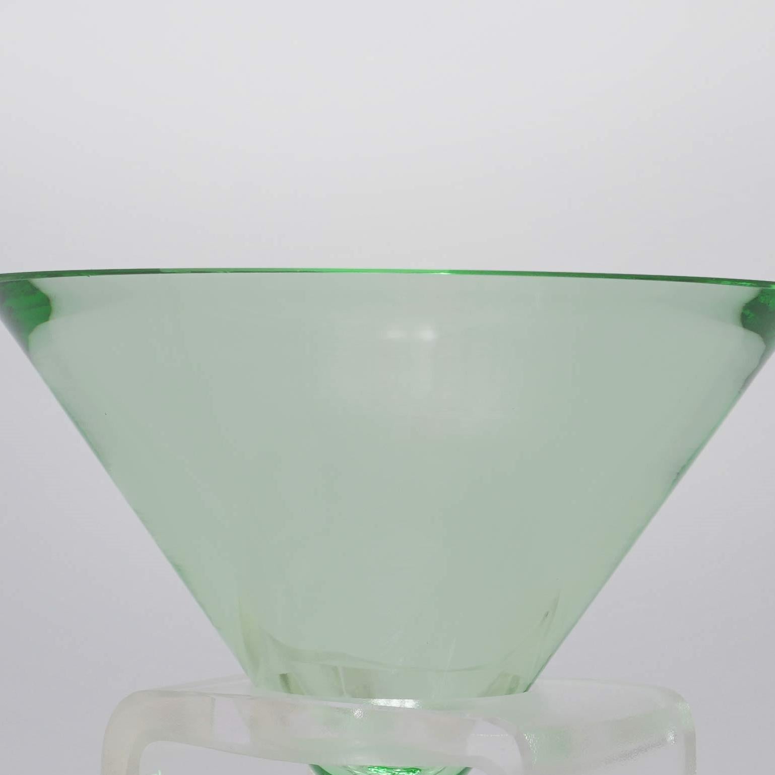 Czech Martini Glass by Kickie Chudikova For Sale