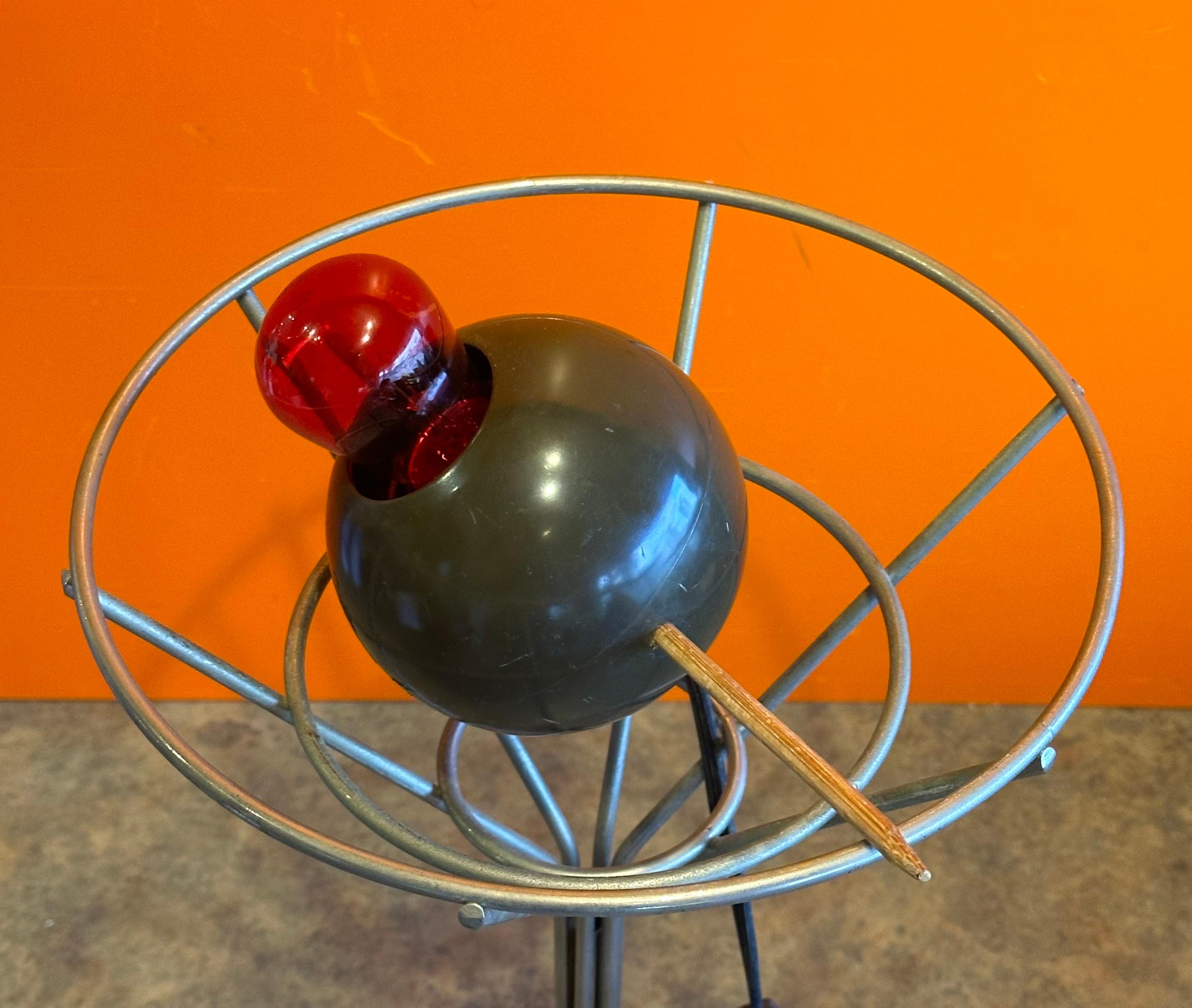 20th Century Martini & Olive Chrome Bar Lamp by David Krys For Sale