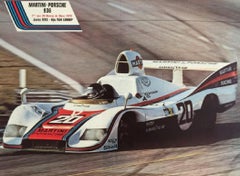Martini Porsche 1976 Original Vintage Poster