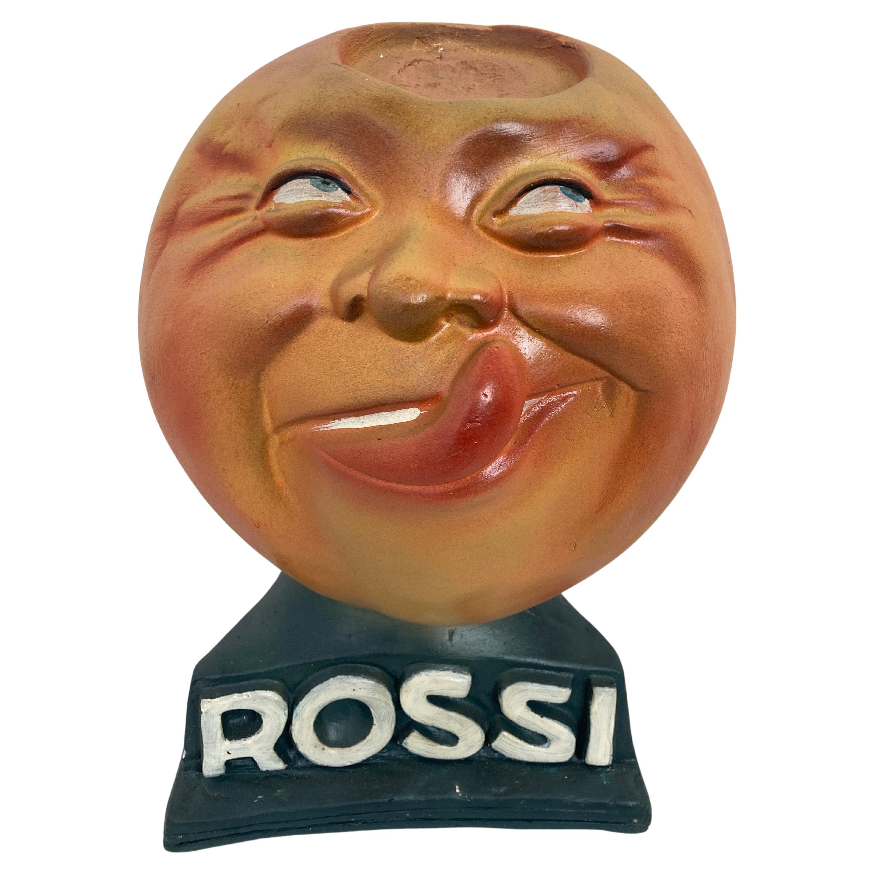 Sculpture publicitaire ou buste de Martini Rossi, années 1960