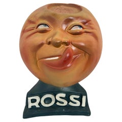 Martini Rossi advertising sculpture or bust, 1960s