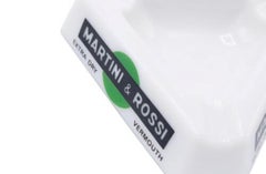 Martini & Rossi French Ashtrays, a Pair