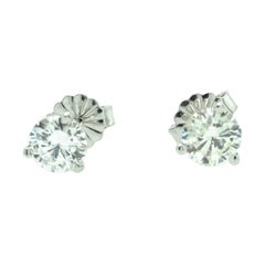 Martini Set Diamond Stud Earrings