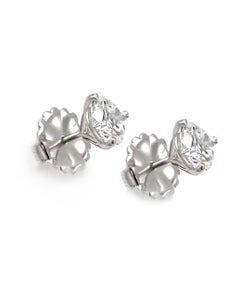 Martini Set Diamond Studs, Gia Certified 2.59 Carats