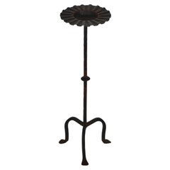 "Martini" Side Table, Hand Forged Iron, Spain 1950s.