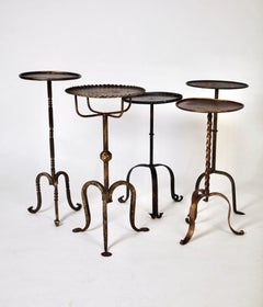 Martini Tables, Set of 5, Wrought Iron, Spain, 1950s