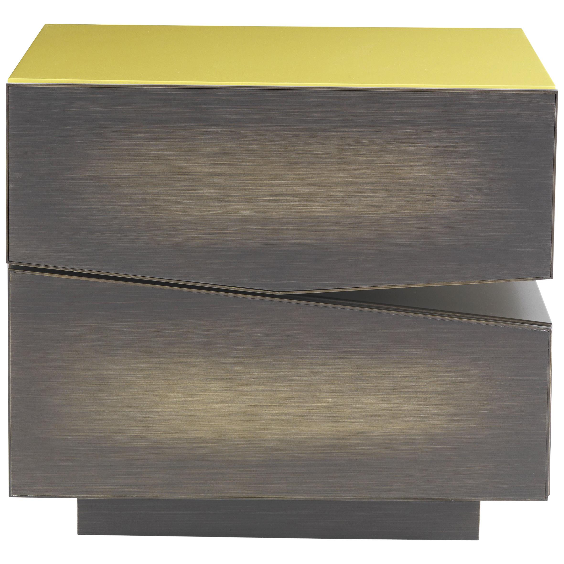 21st Century Martinica Night Table 2 Drawers by Roberto Cavalli Home Interiors For Sale