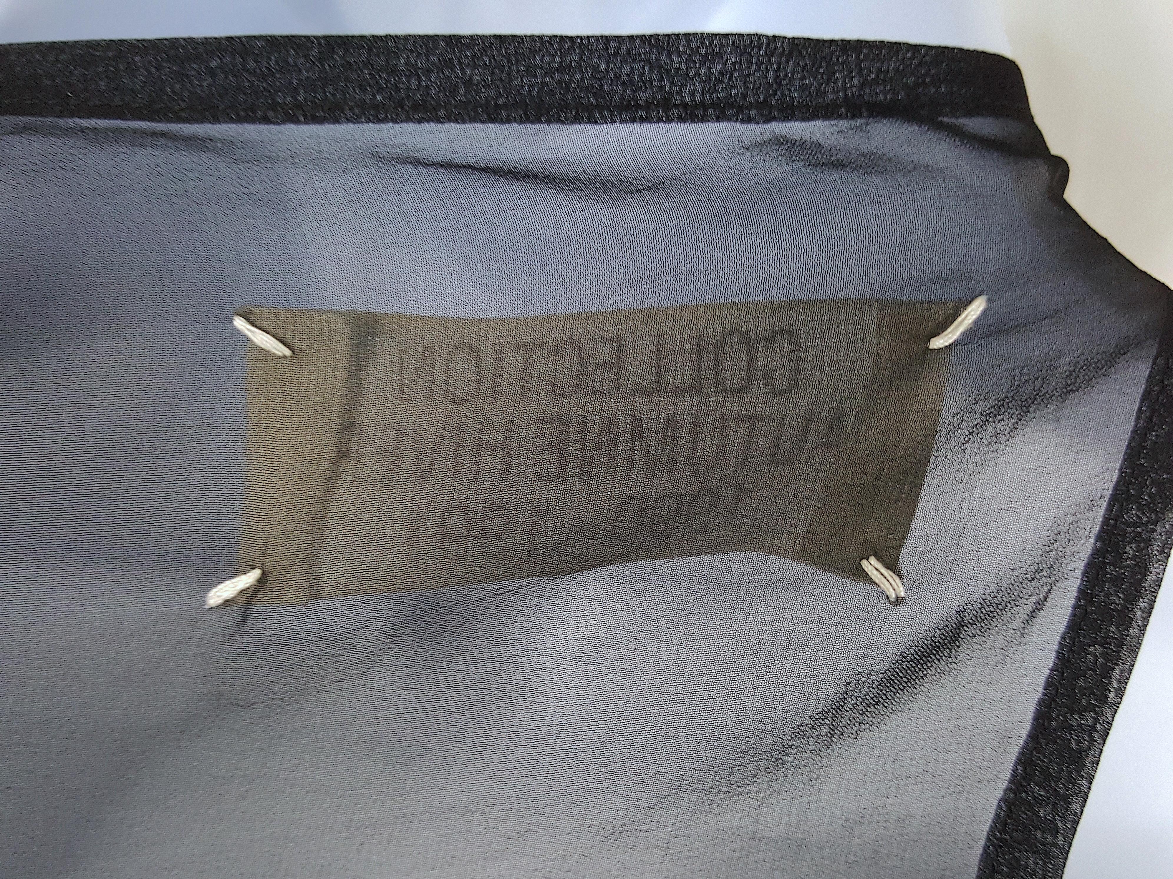 MartinMargiela 1990 1ªRetrospectivaColección1994 Delantal Convertible Negro Transparente en venta 11