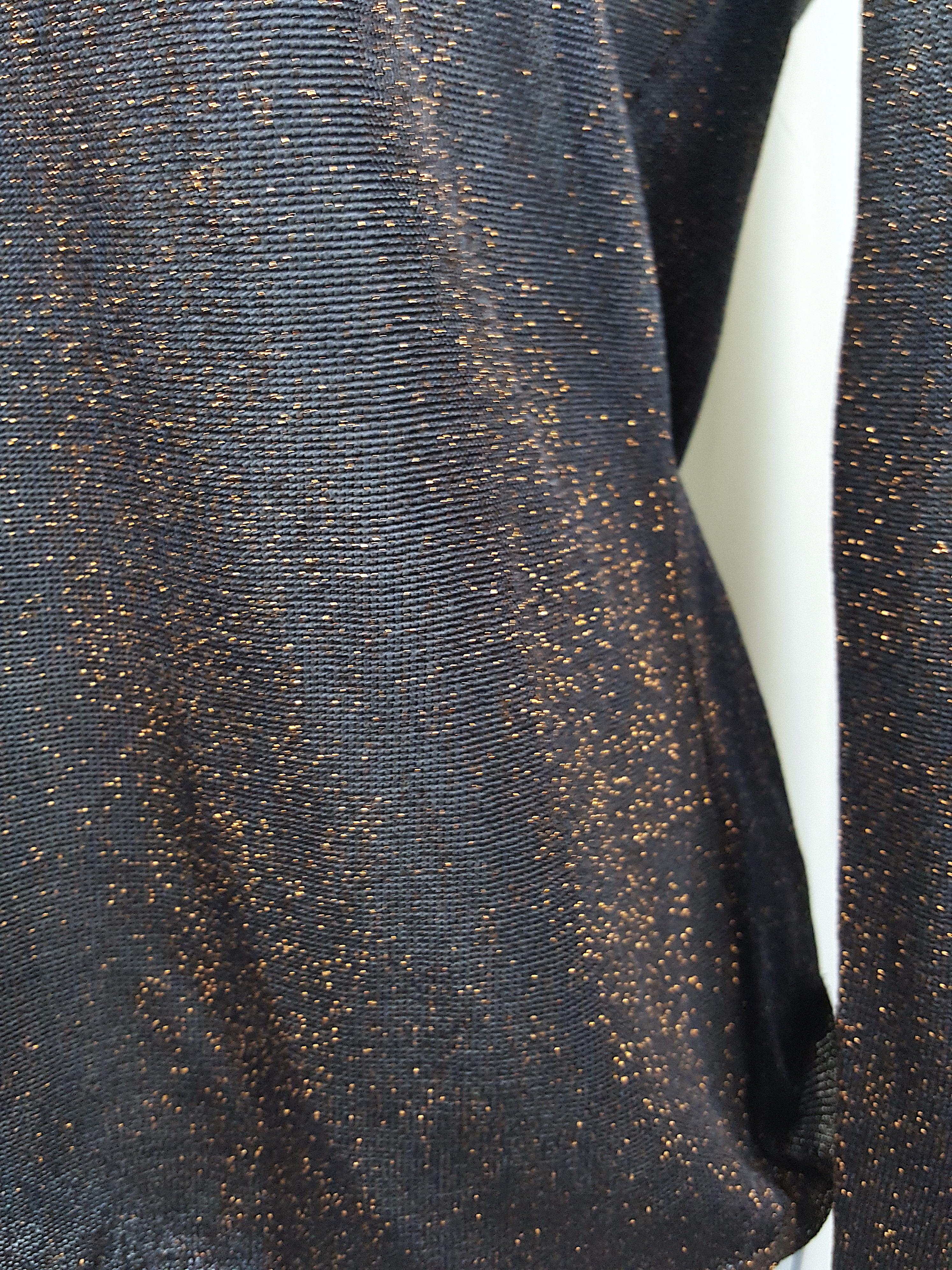 MartinMargiela MissDeannaKnit GoldLurexThreaded FauxDipDyed Ombre Pull des années 1990 Bon état - En vente à Chicago, IL