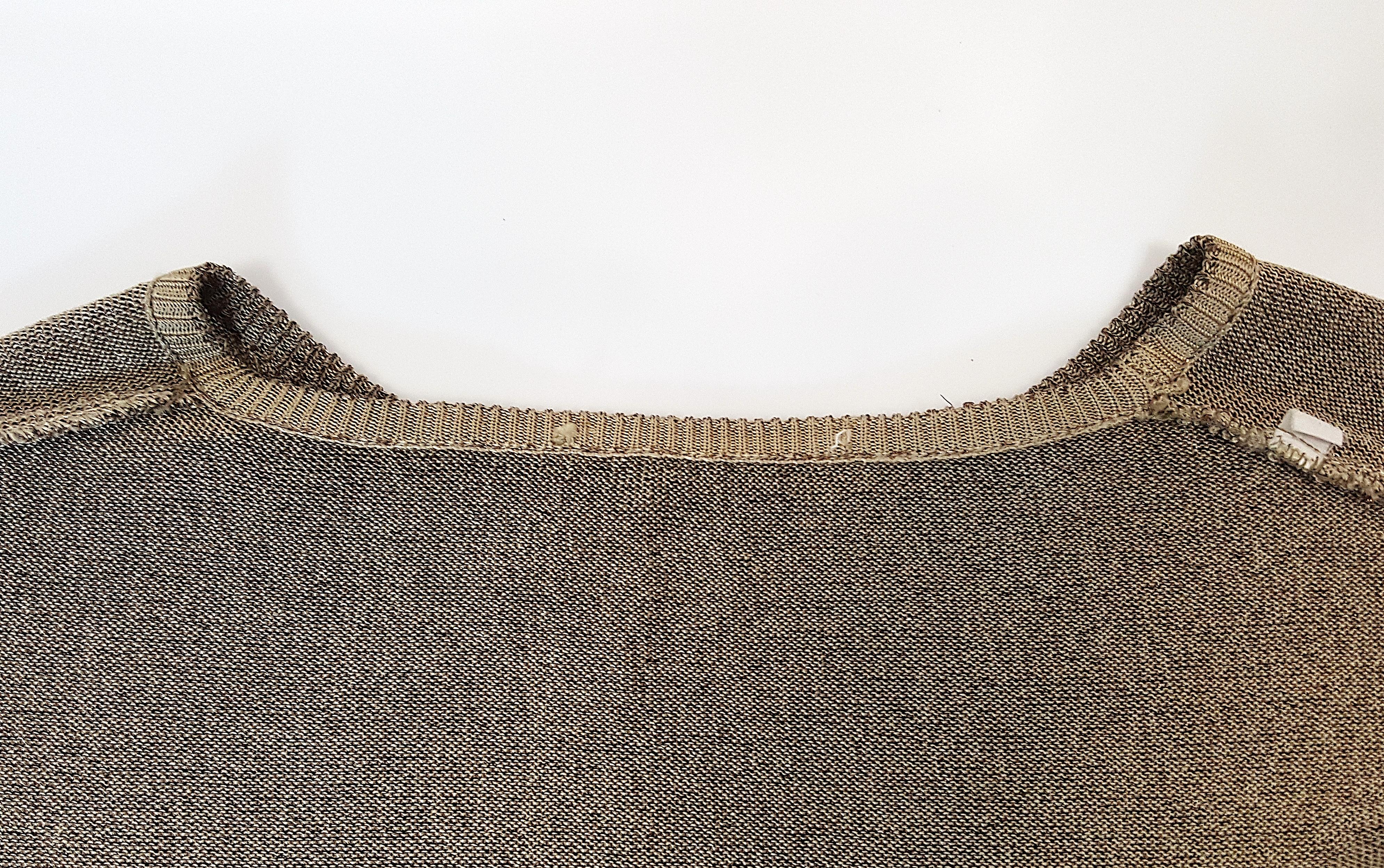 MartinMargiela MissDeannaKnit GoldLurexThreaded FauxDipDyed Ombre Pull des années 1990 en vente 2