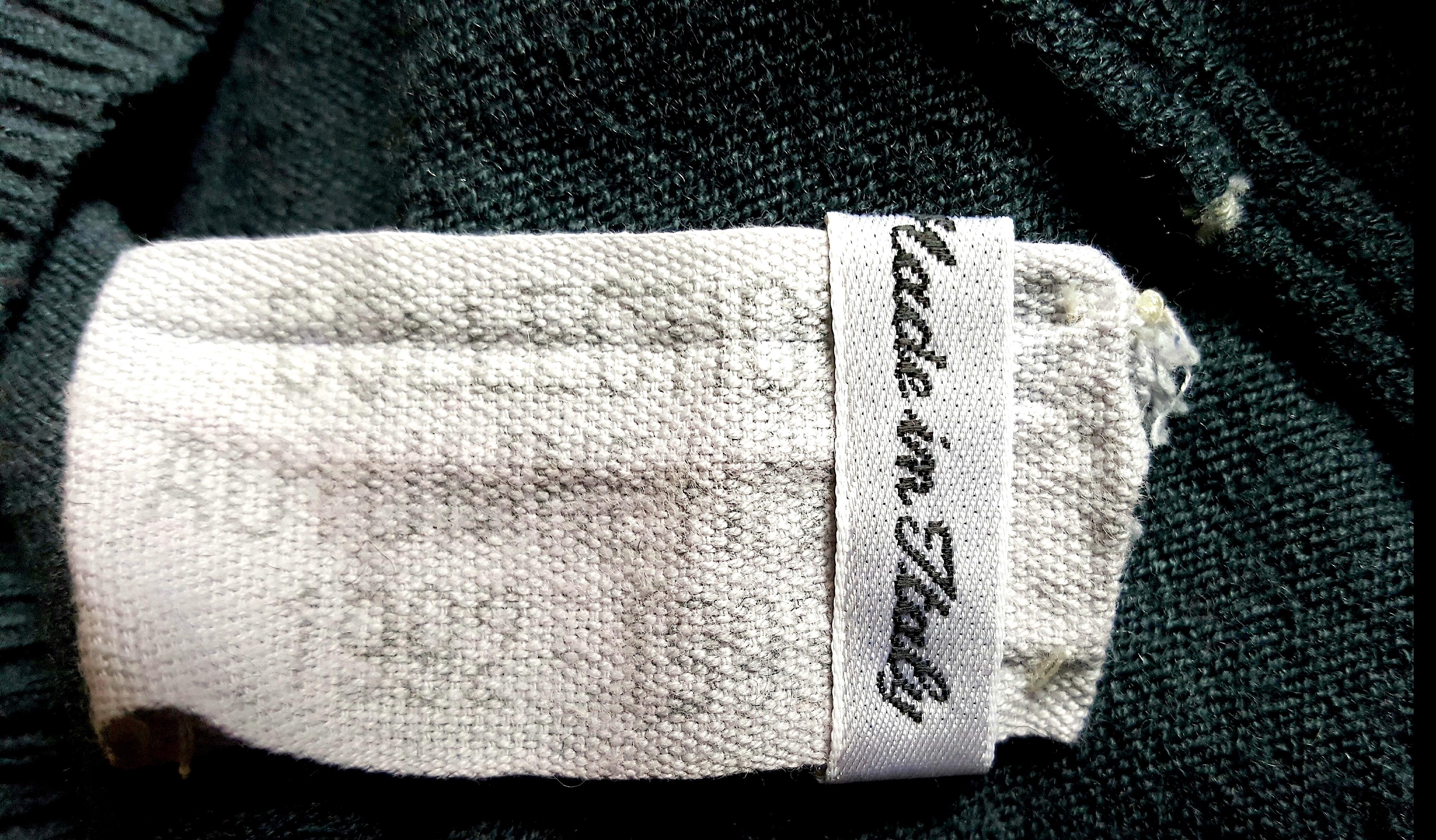 Couture MartinMargiela 1994 Artisanal Line0 UpcycledSocks Overdyed Pullover For Sale 1