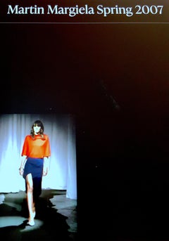 Maison Martin Margiela RunwayLook1 S/S2007 Red Low-High Circle Cape