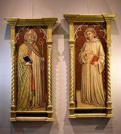 San Alberto Romualdo Pintura Siglo XV Témpera sobre tabla Escuela toscana Arte de Siena