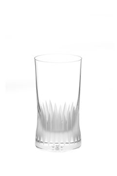Martino Gamper Handmade Irish Crystal Large Tumbler Glass 'Cuttings' Series