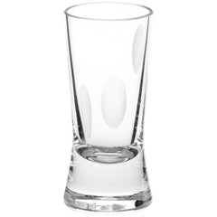 Martino Gamper Handmade Irish Crystal Shot Glass 'Cuttings' Series Set of 4