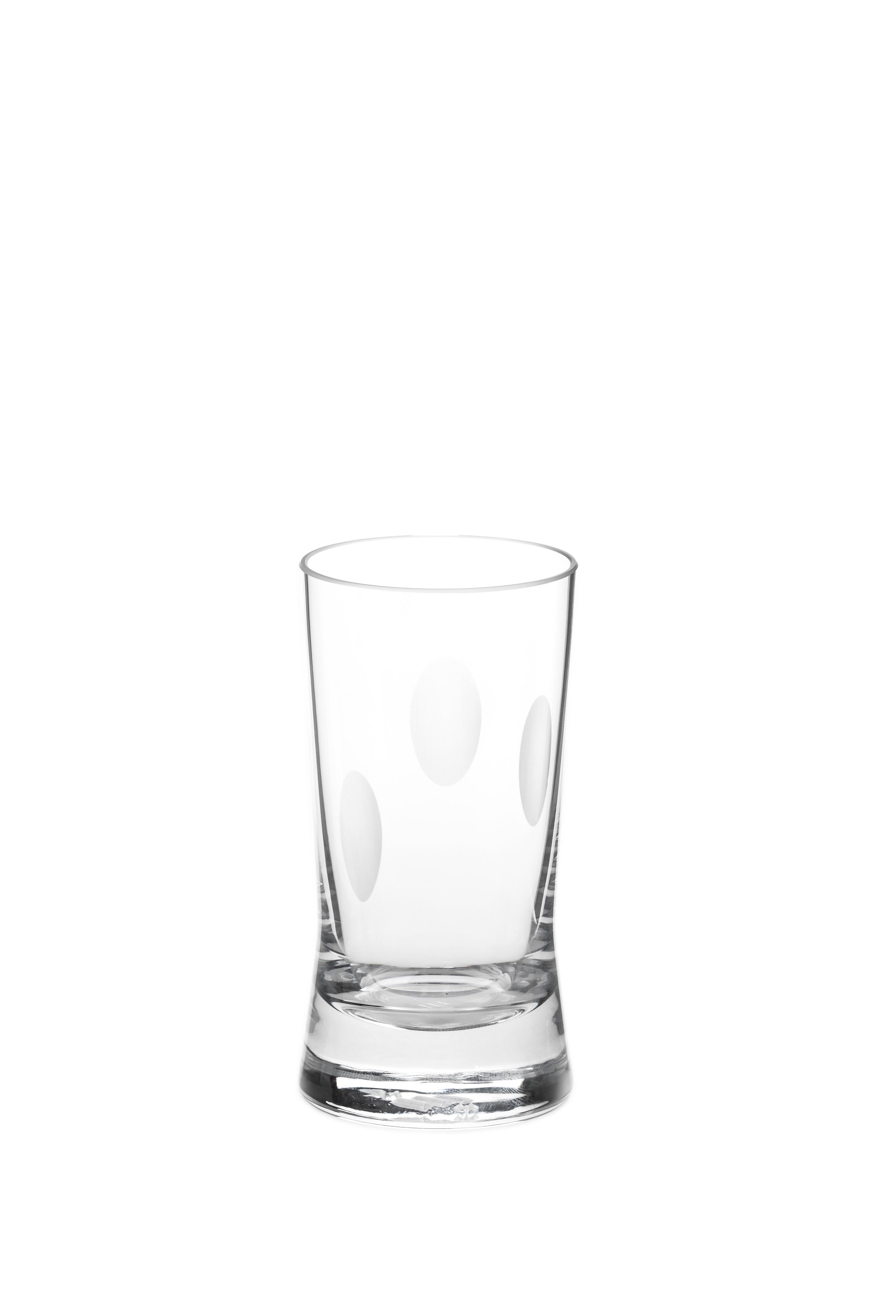 A water glass made by hand
Glass designed by Martino Gamper for J. HILL’s Standard as part of our 'CUTTINGS' collection.

The collection: Cuttings
Cuttings is a contemporary, award-winning collection of handmade crystal glasses in six different
