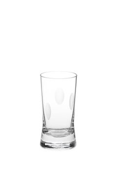 Martino Gamper Handmade Irish Crystal Water Glass 'Cuttings' Series