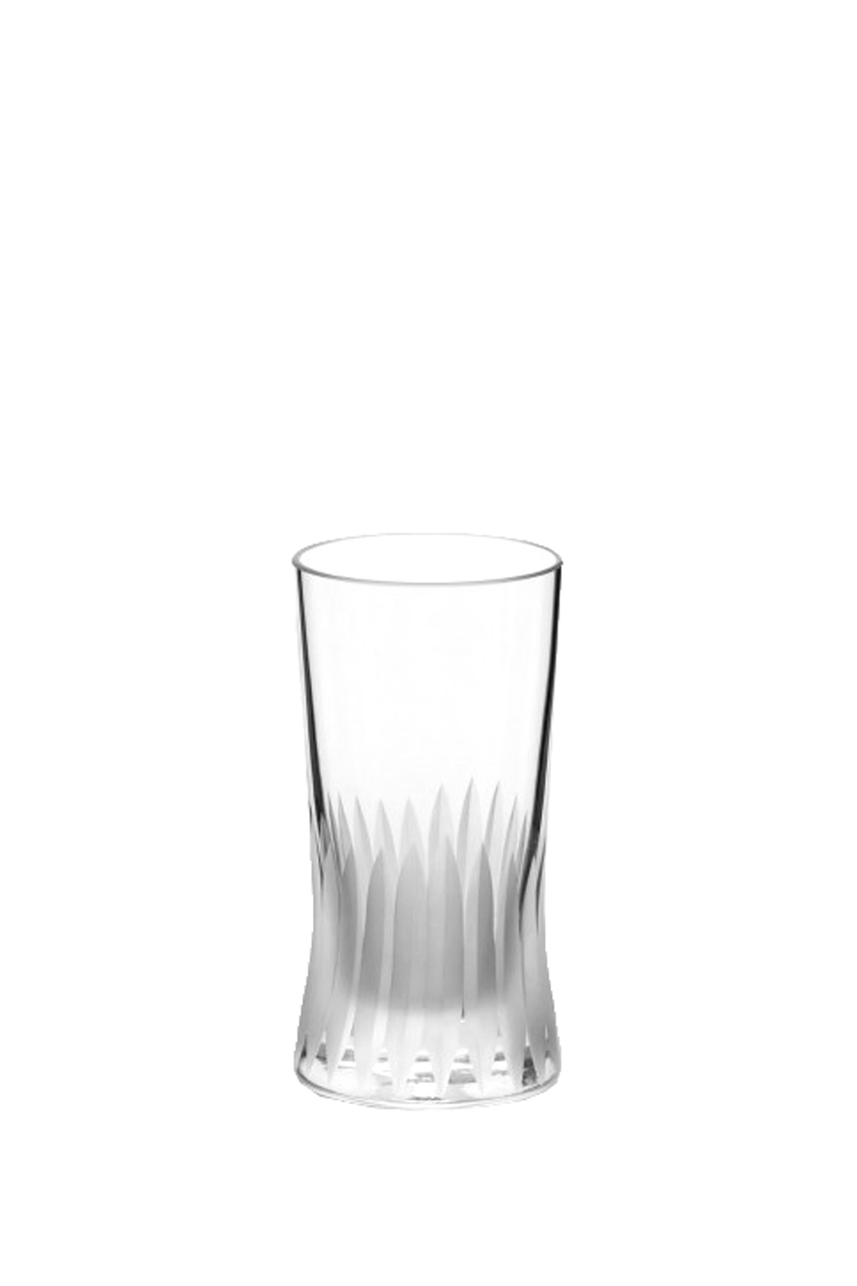 Hand-Crafted Martino Gamper Handmade Irish Crystal Water Glass 'Cuttings' Series For Sale