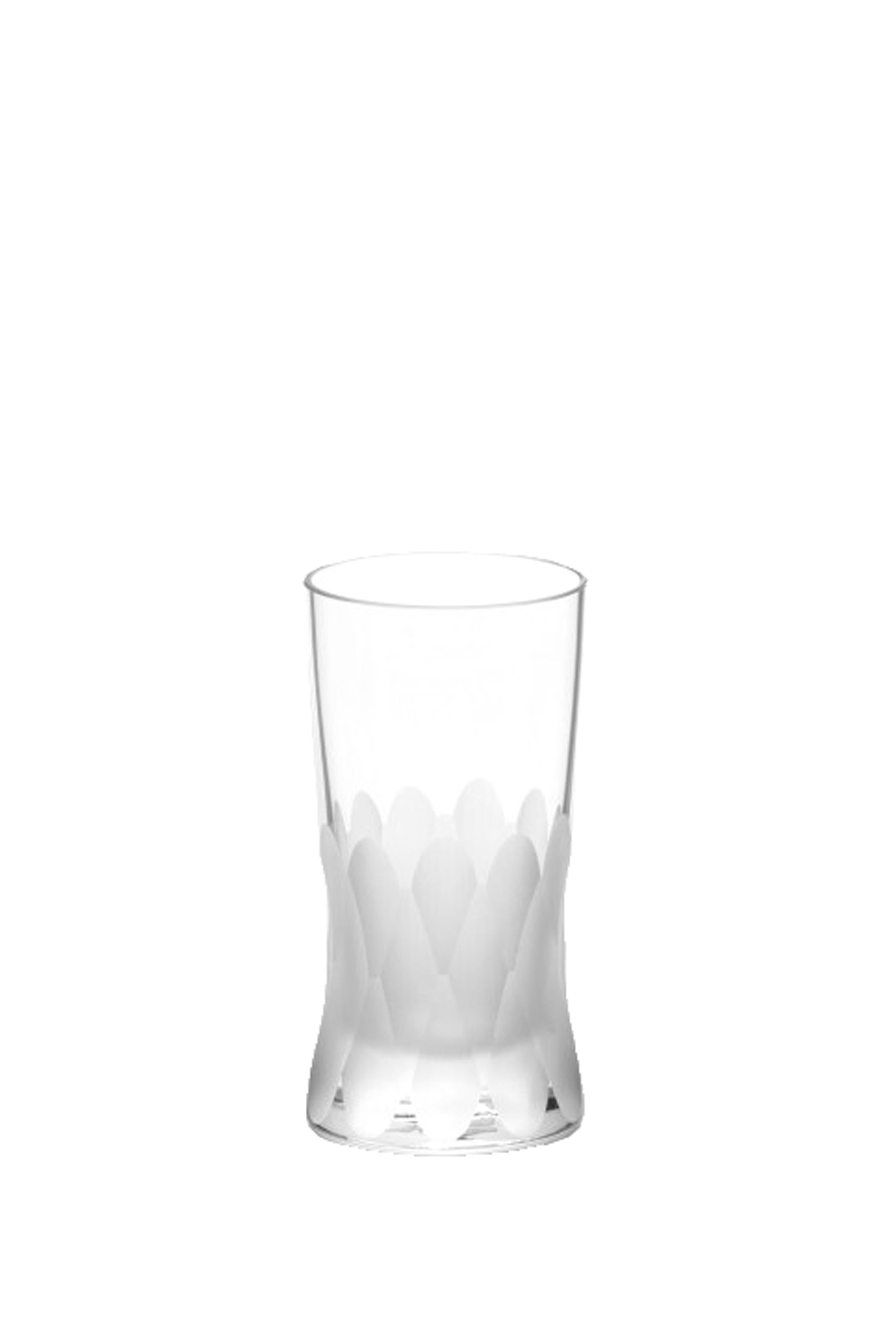 Contemporary Martino Gamper Handmade Irish Crystal Water Glass 'Cuttings' Series For Sale