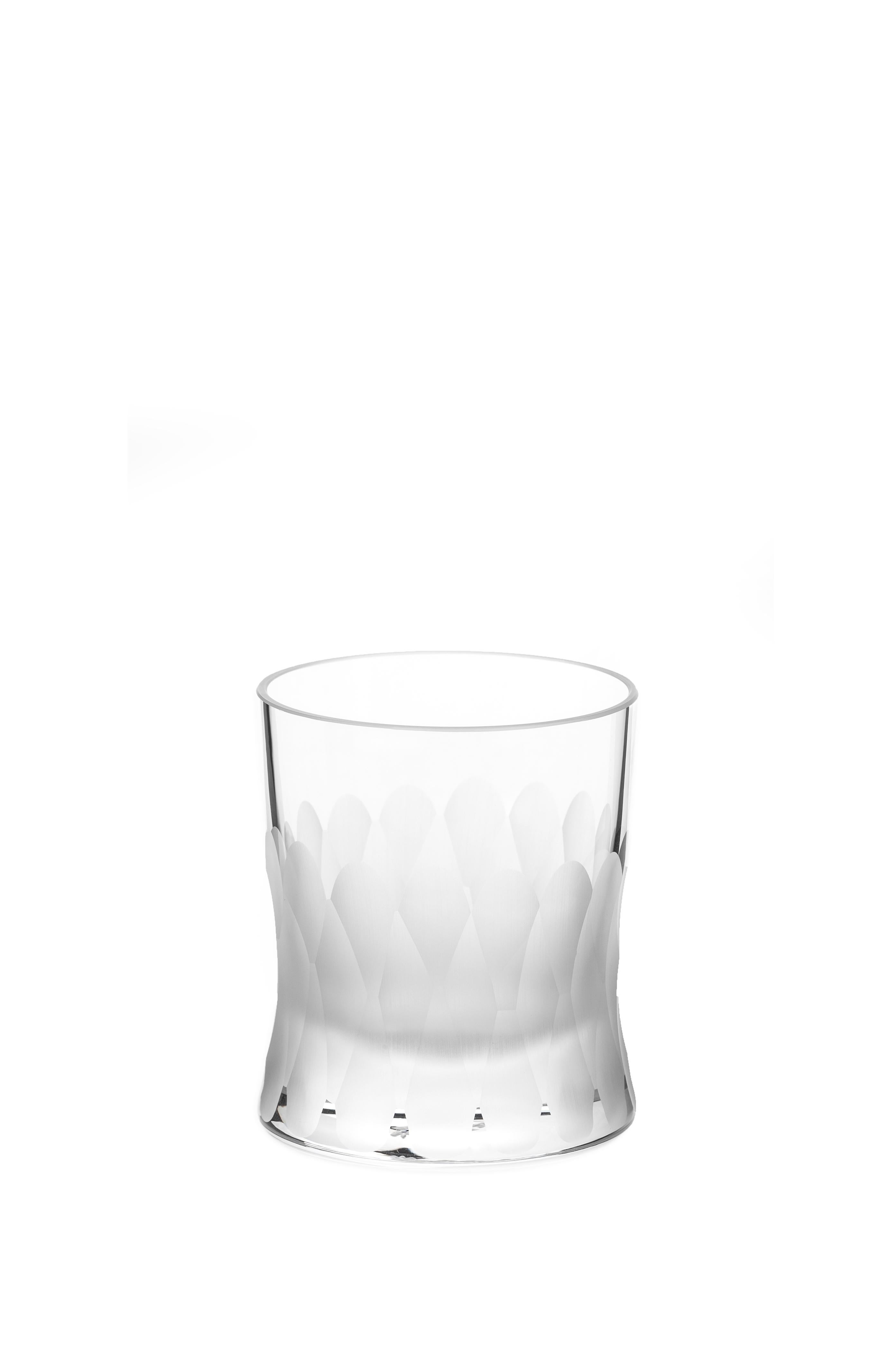 Martino Gamper Handmade Irish Crystal Whiskey Tumbler Cuttings Series CUT I In New Condition For Sale In Ballyduff, IE