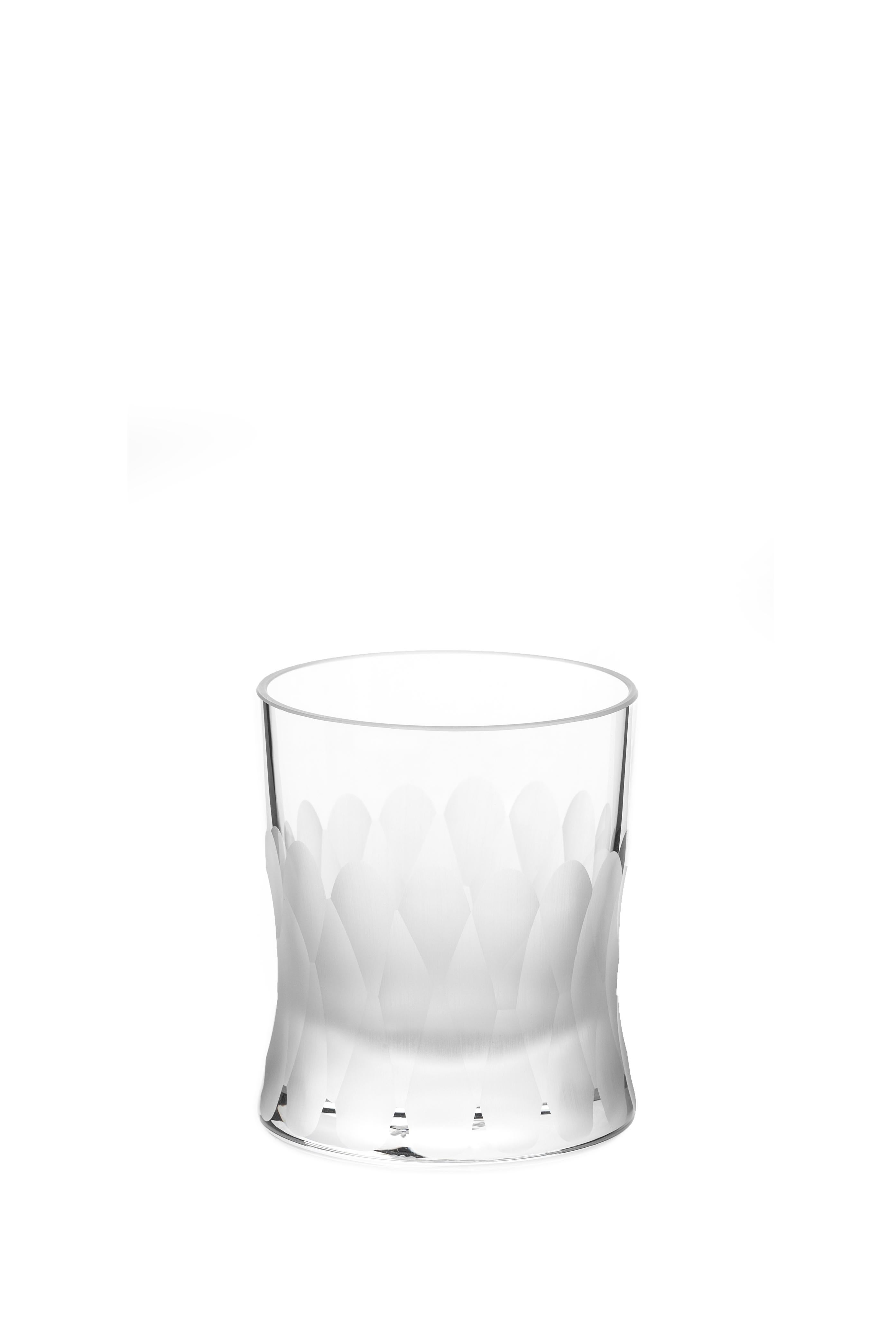 Martino Gamper Handmade Irish Crystal Whiskey Tumbler Cuttings Series CUT II In New Condition For Sale In Ballyduff, IE