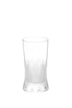Martino Gamper Handmade Irish Crystal Wine Glass 'Cuttings' Series