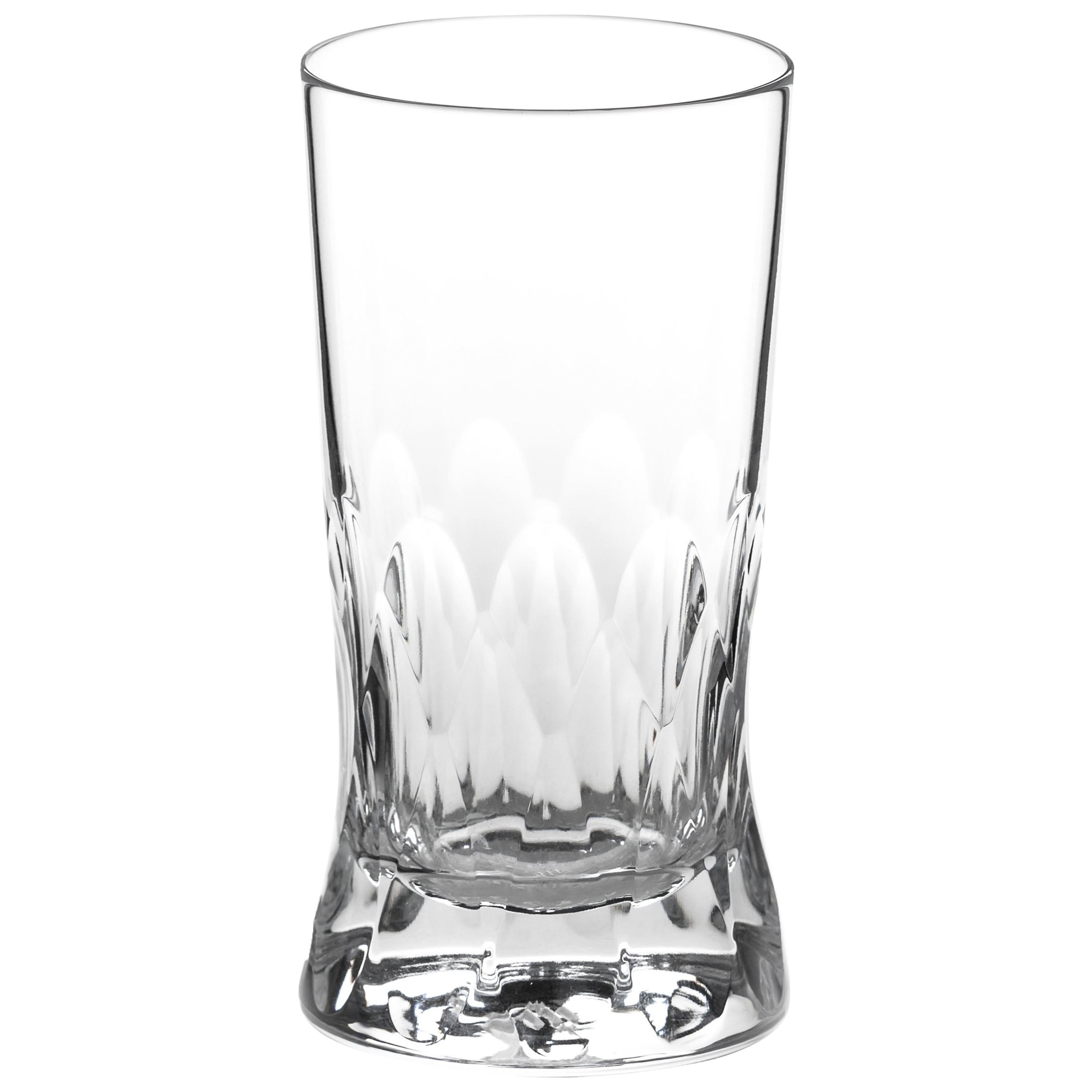 Rosenthal Versace Medusa Lumiere Amber Crystal Wine Glass, White