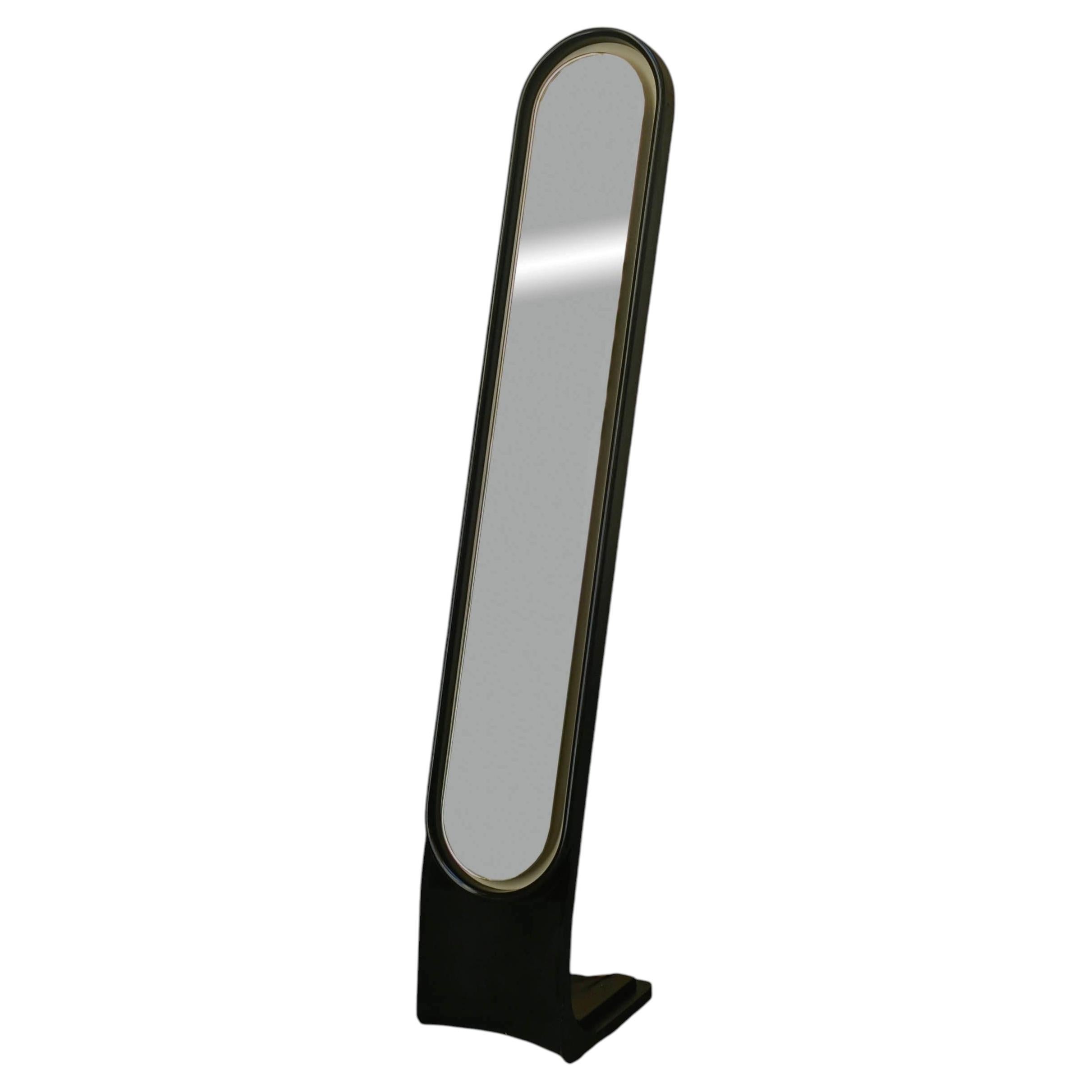 Martino Perego pour Rimadesio Miroir au sol rétro-éclairé "Venus", 1970 en vente