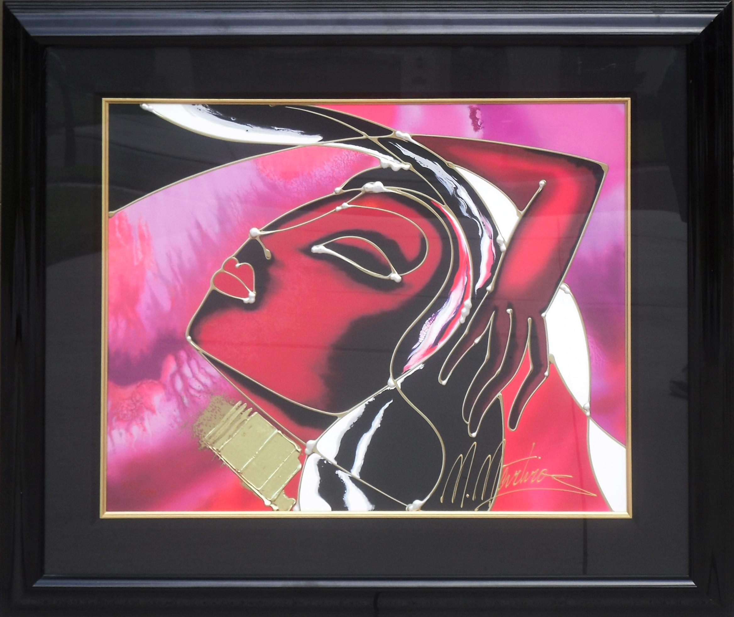 Awakening, Cubist Screenprint with Acrylic Paint by Martiros Manoukian