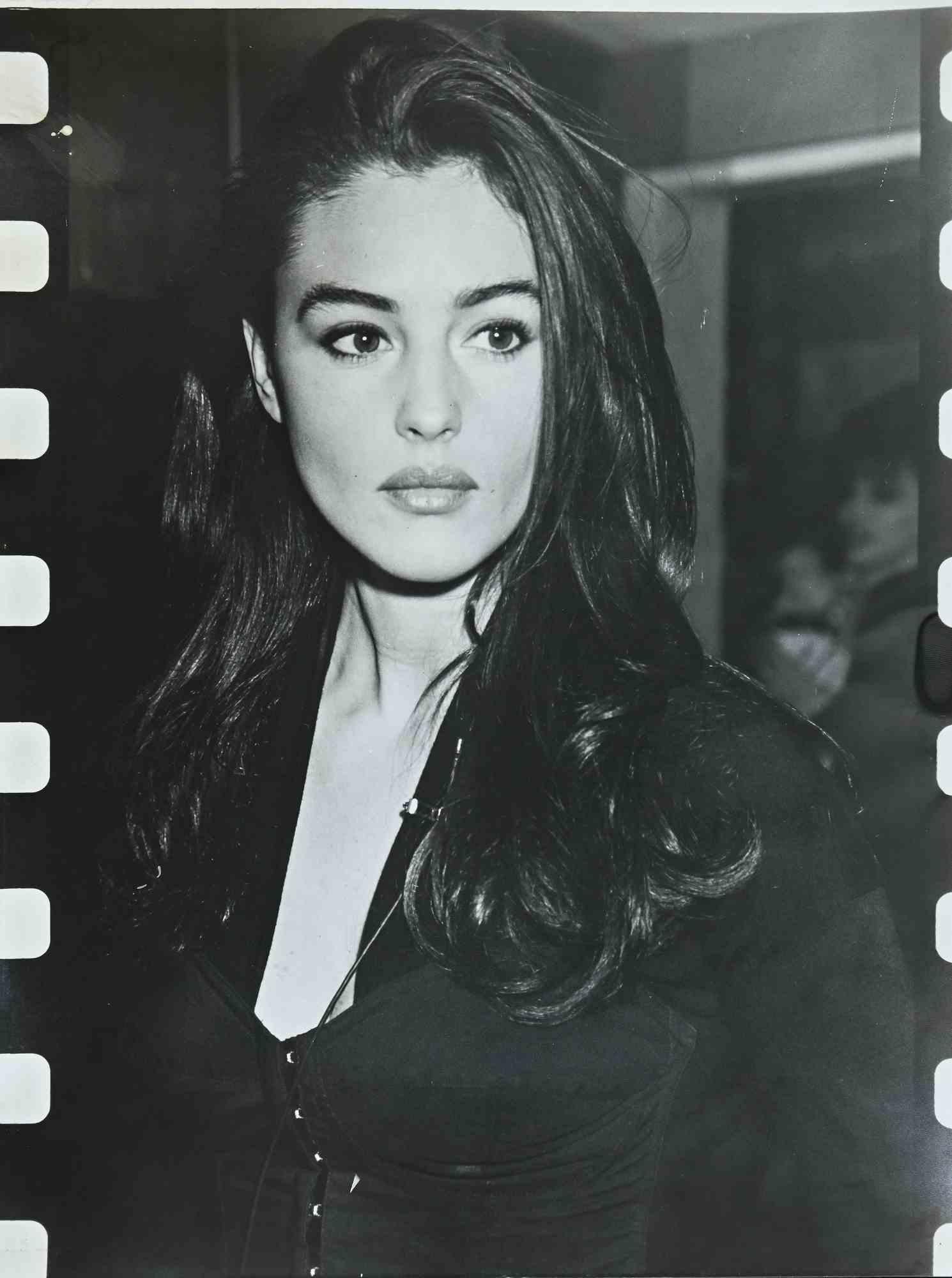 Portrait de Monica Bellucci - Photo vintage de Marton Schneider - années 1990