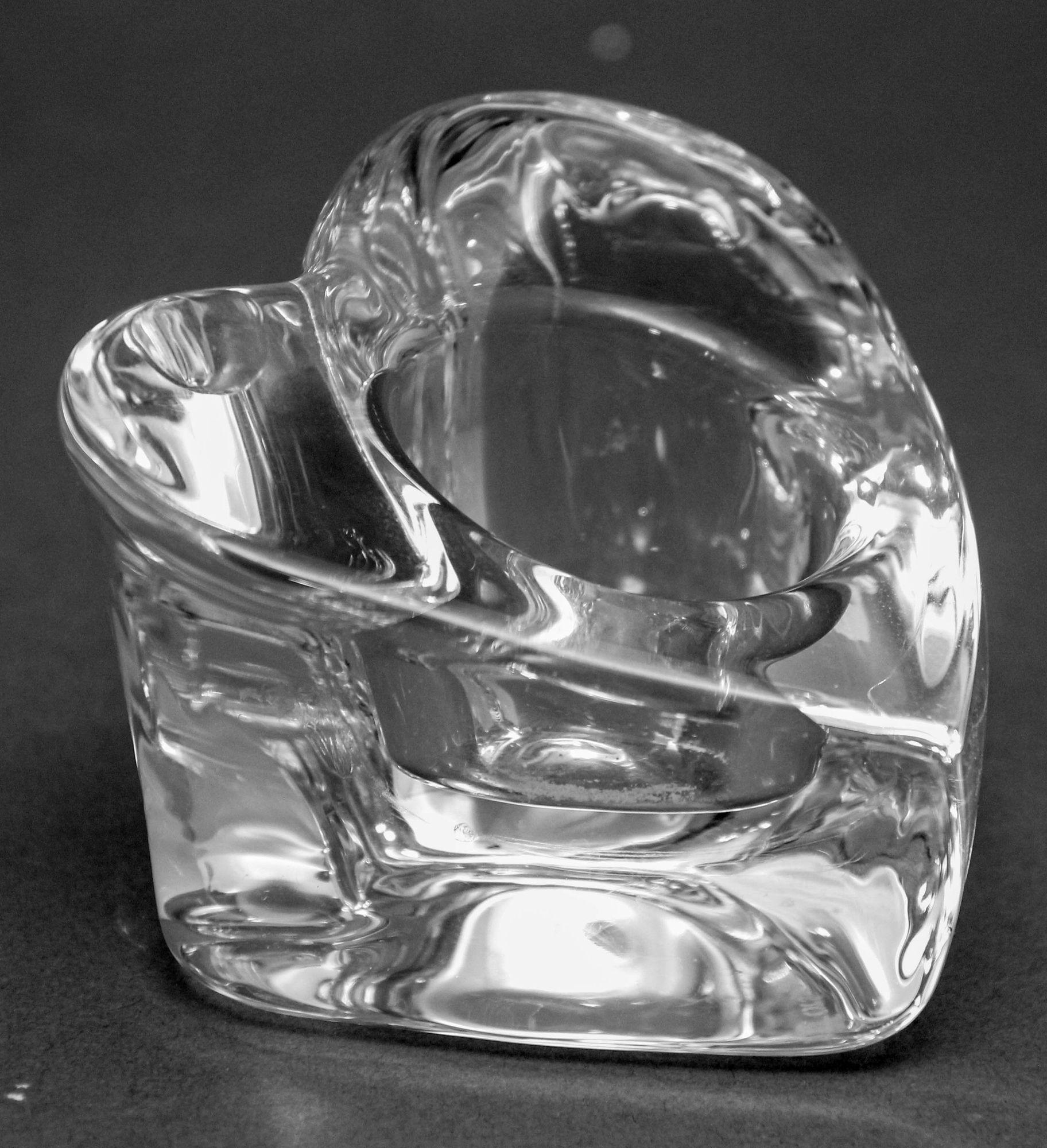 Martti Rytkönenfor Orrefors Valentino Heart Shape Votive Paperweight For Sale 5