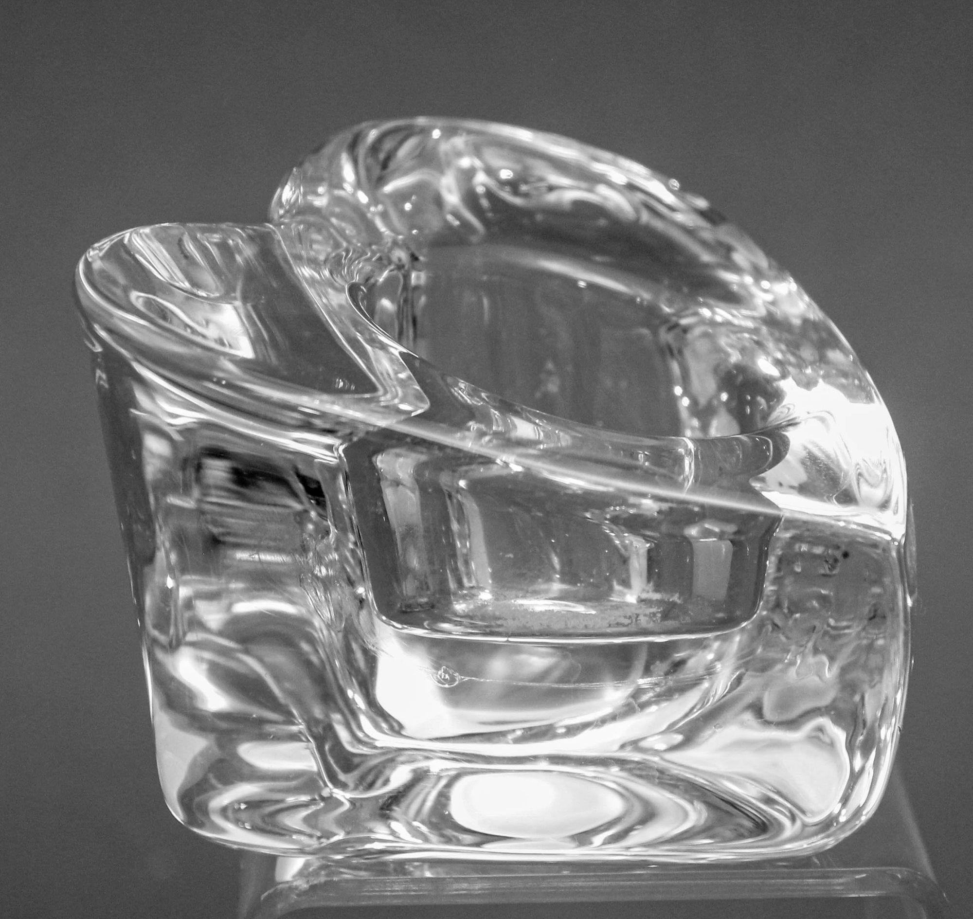 Martti Rytkönenfor Orrefors Valentino Heart Shape Votive Paperweight For Sale 7