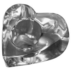 Martti Rytkönenfor Orrefors Valentino Heart Shape Votive Paperweight