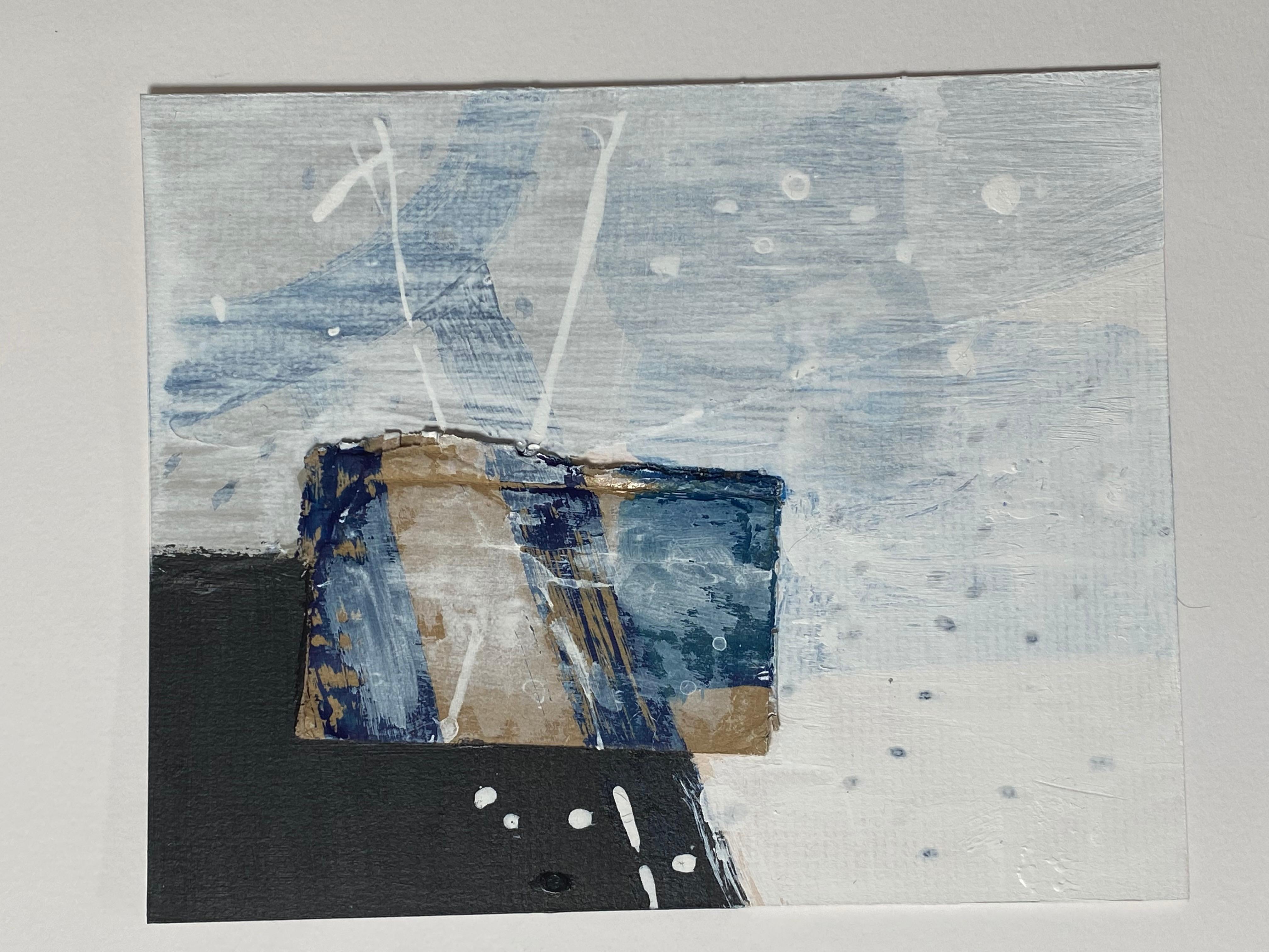 Variations du Collage 1 - Abstrait Mixed Media Art par Martyn Brewster