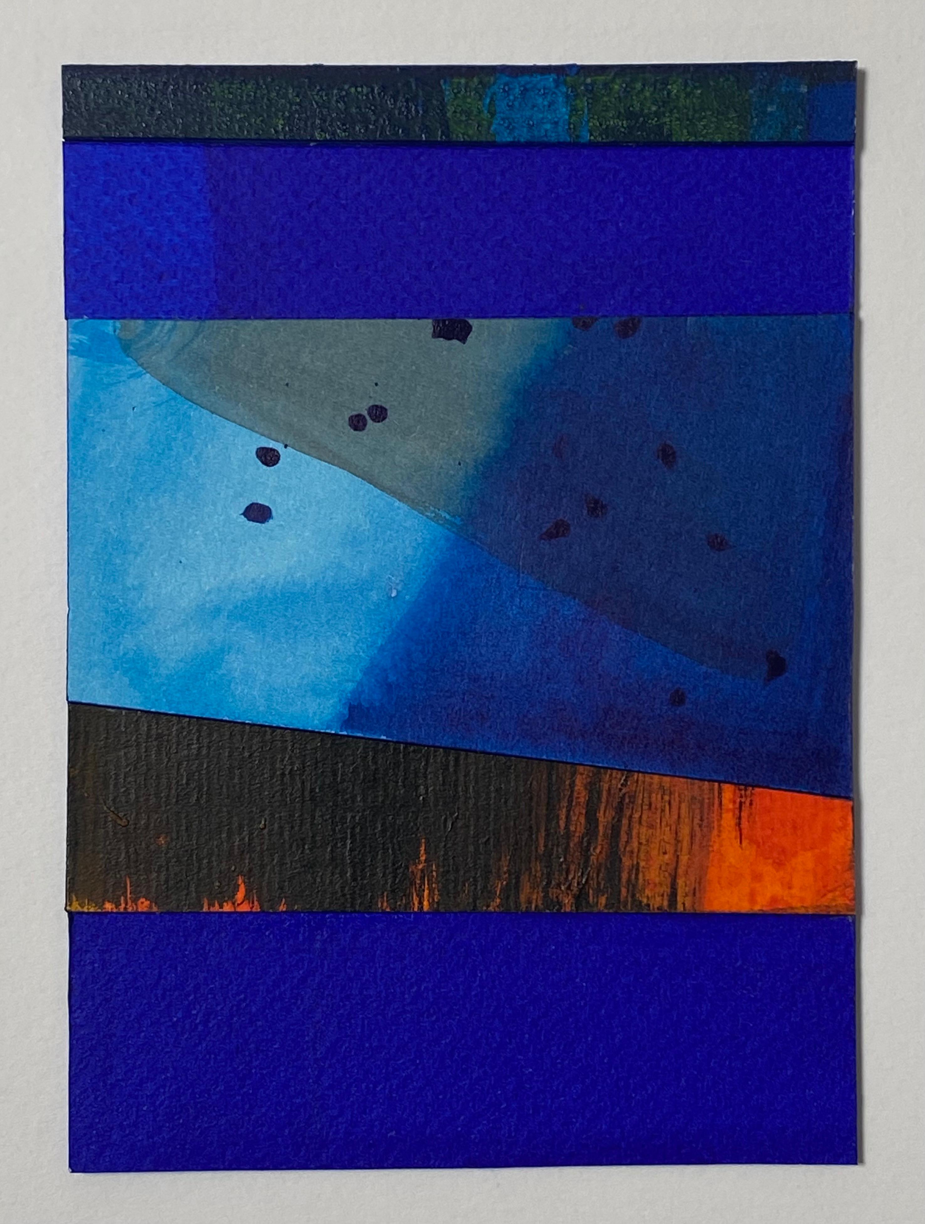 Martyn Brewster Abstract Painting - Collage Variations 18