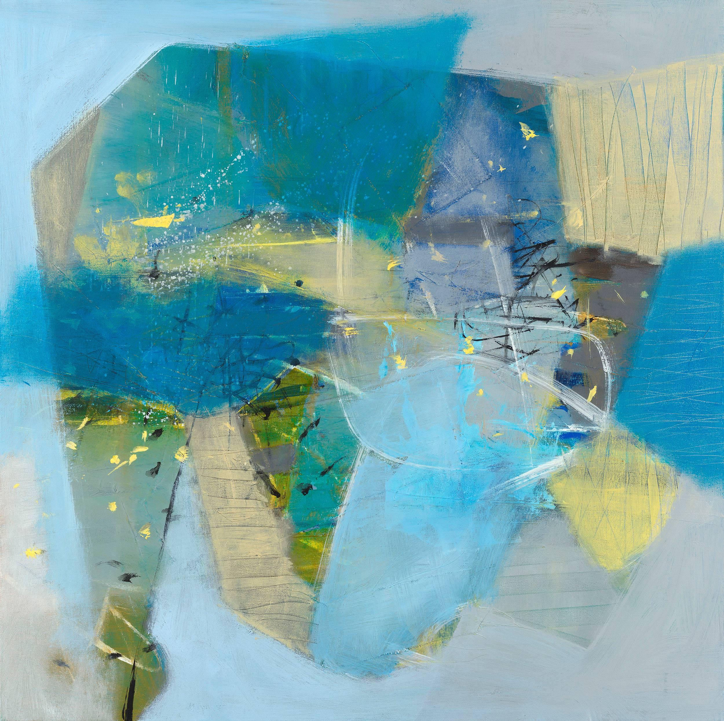 Martyn Brewster Abstract Painting - Winter Garden no.3