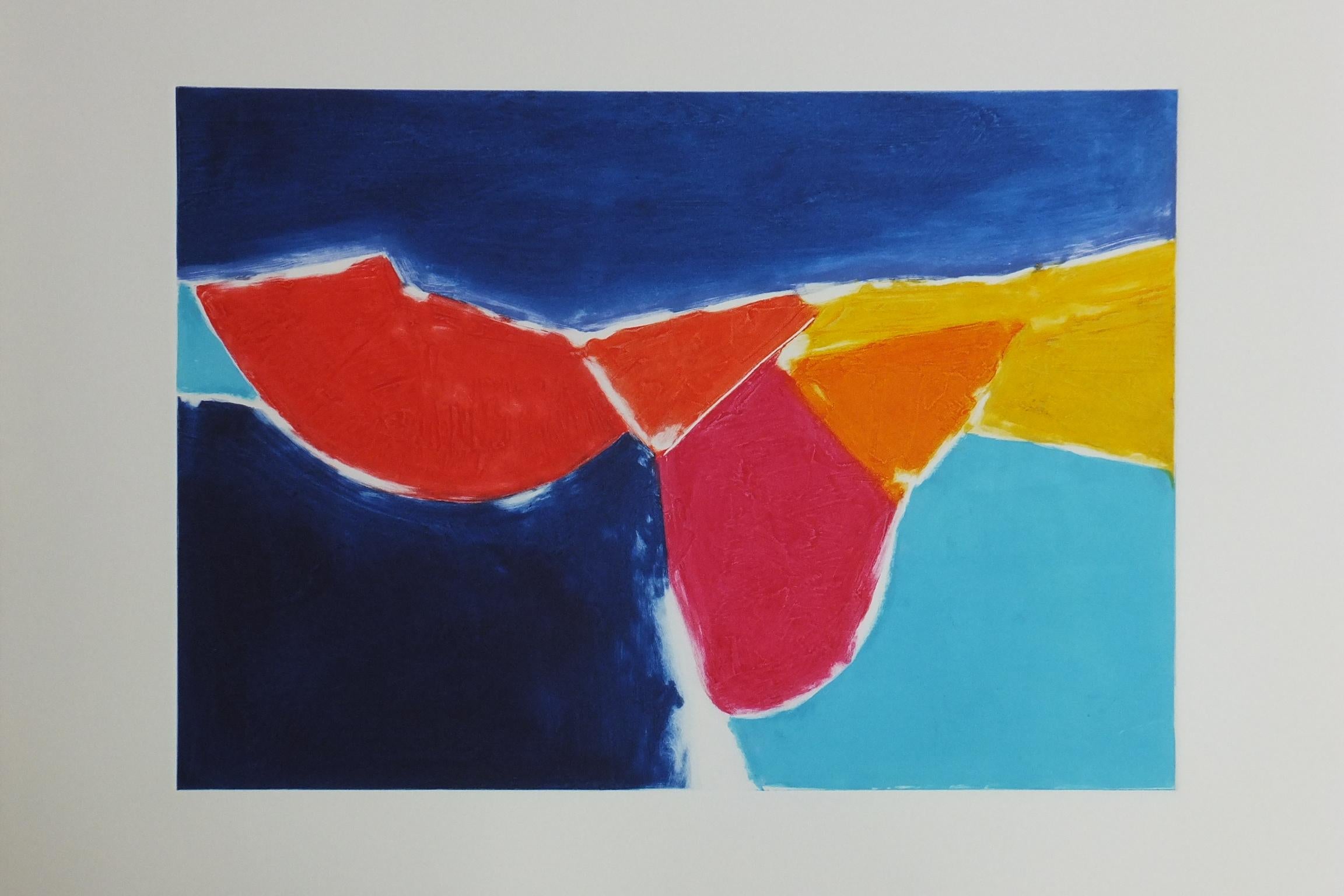 Coastline, Day 2022 - Abstract Print by Martyn Brewster