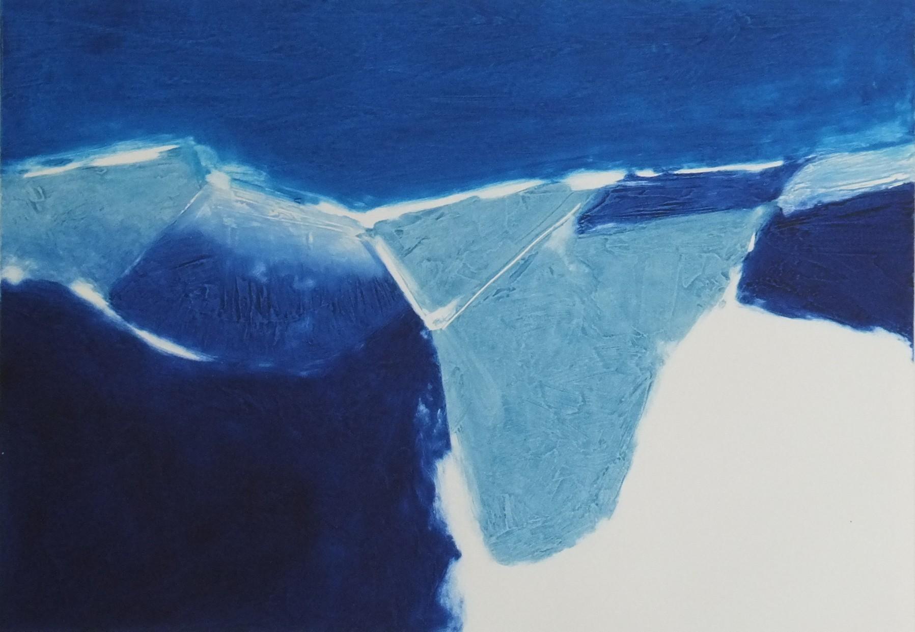 Coastline, Evening 2022 - Print by Martyn Brewster