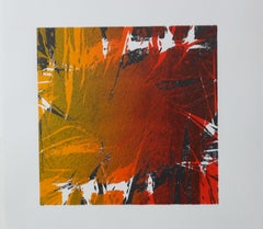 Lightfall Woodcut Print, Abstract Style, 2019, Unframed, Edition 40