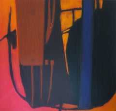 Night Walking Etching, Abstract Print, Edition 60, 2022, Unframed