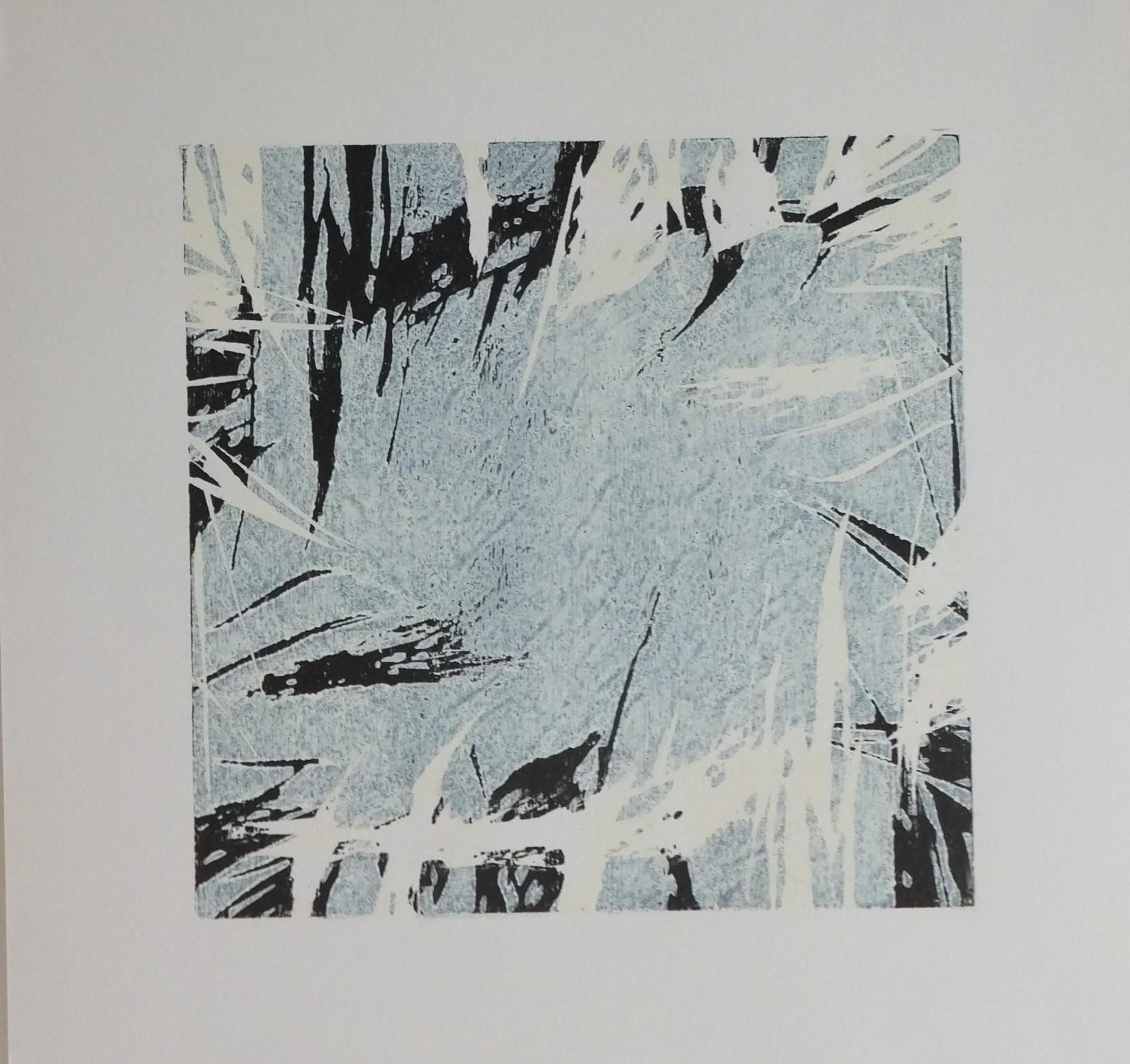 Martyn Brewster Abstract Print - Snowfall