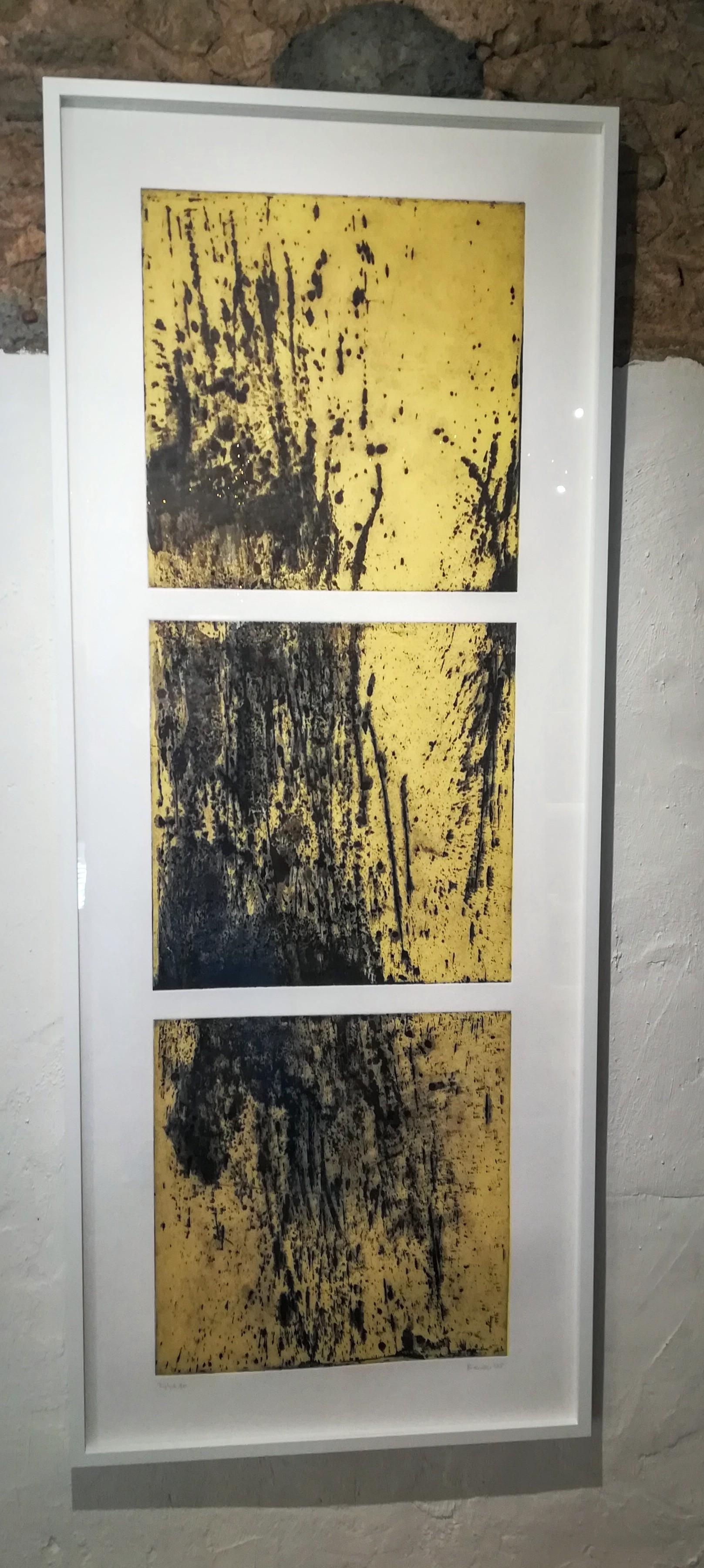 Tryptich No.40 (Yellow) - Print by Martyn Brewster