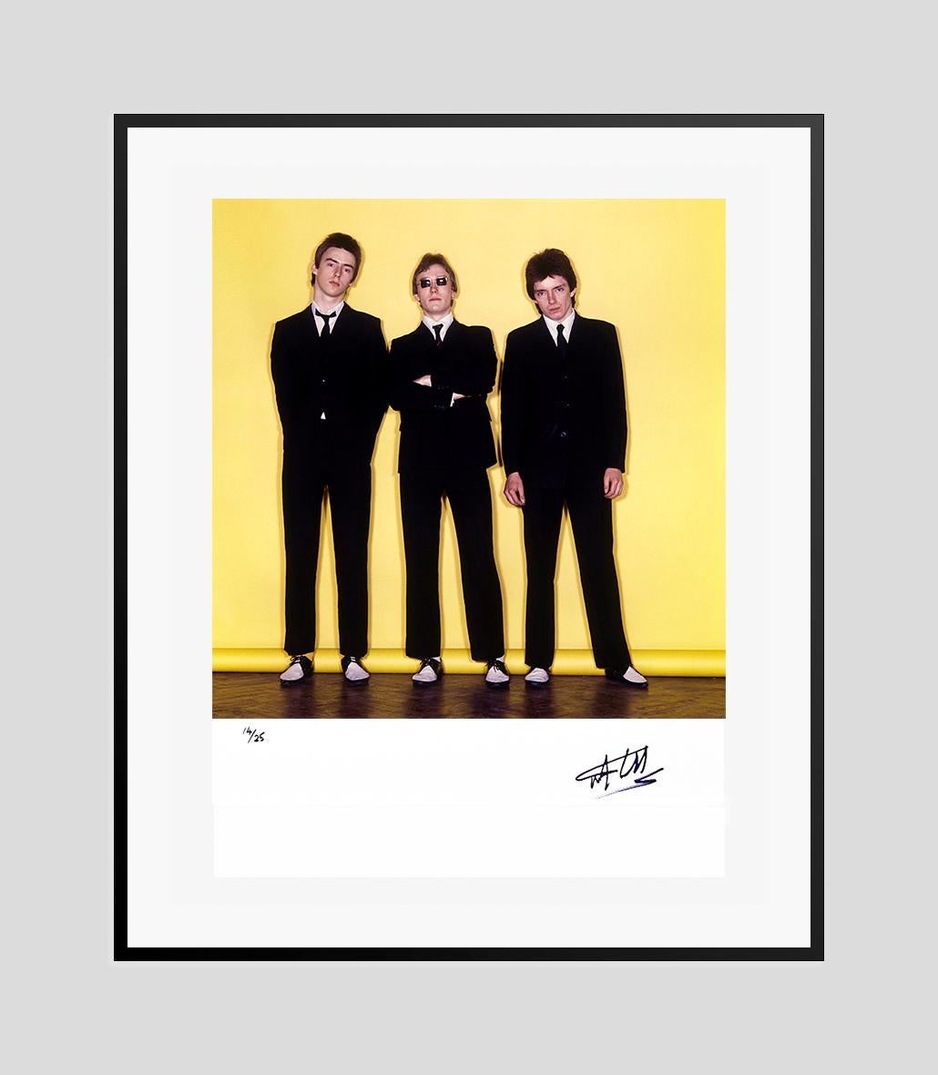 The Jam 1977 Hand Signed And Framed - Photograph by Martyn Goddard