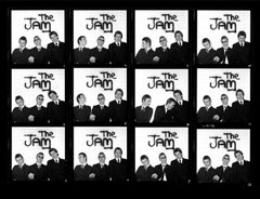 The Jam "In The City" album cover contact sheet by Martyn Goddard
