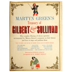 Treasury of Gilbert and Sullivan de Martyn Green, estampe de la première fois signée