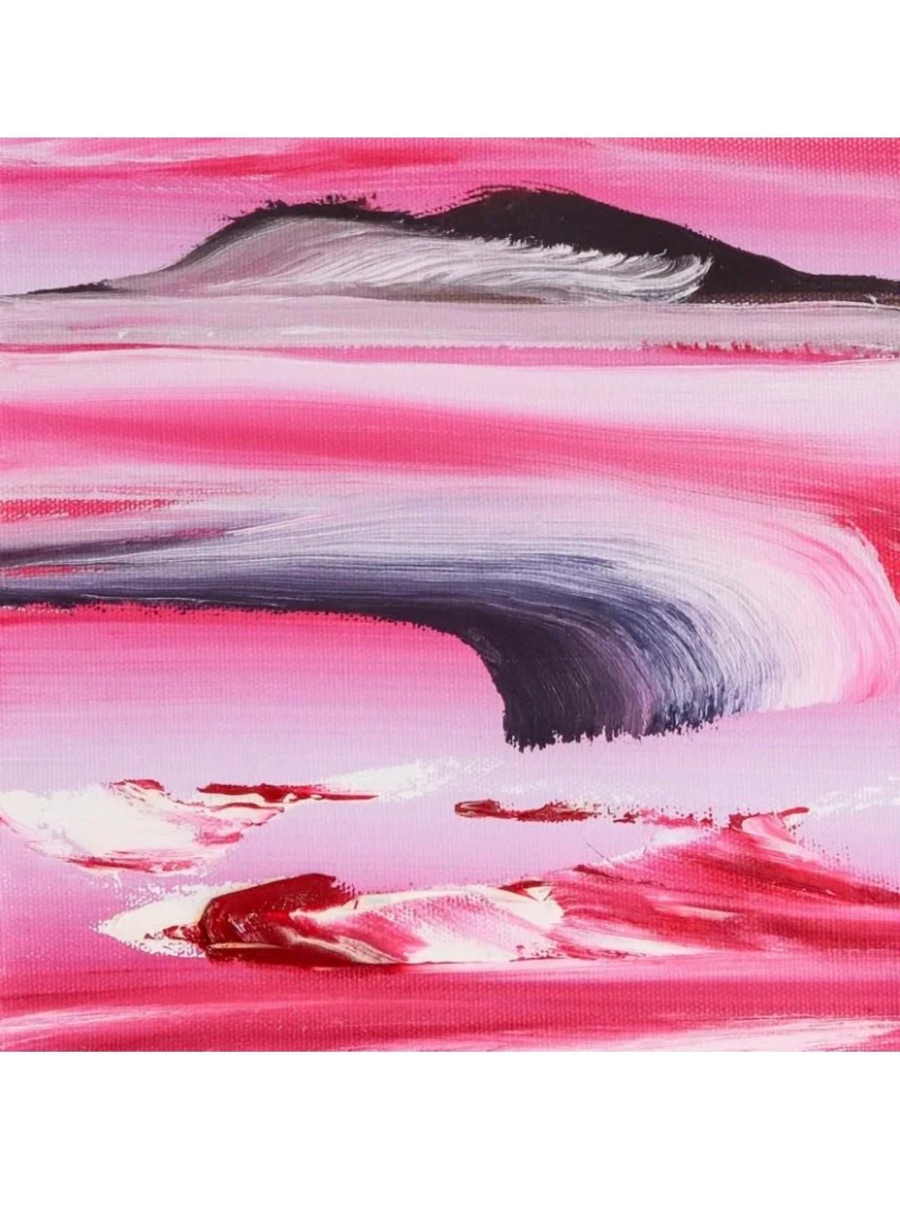 Surrealist Abstract Painting Pair, Martyn Jones British Color Diptych Painting For Sale 2