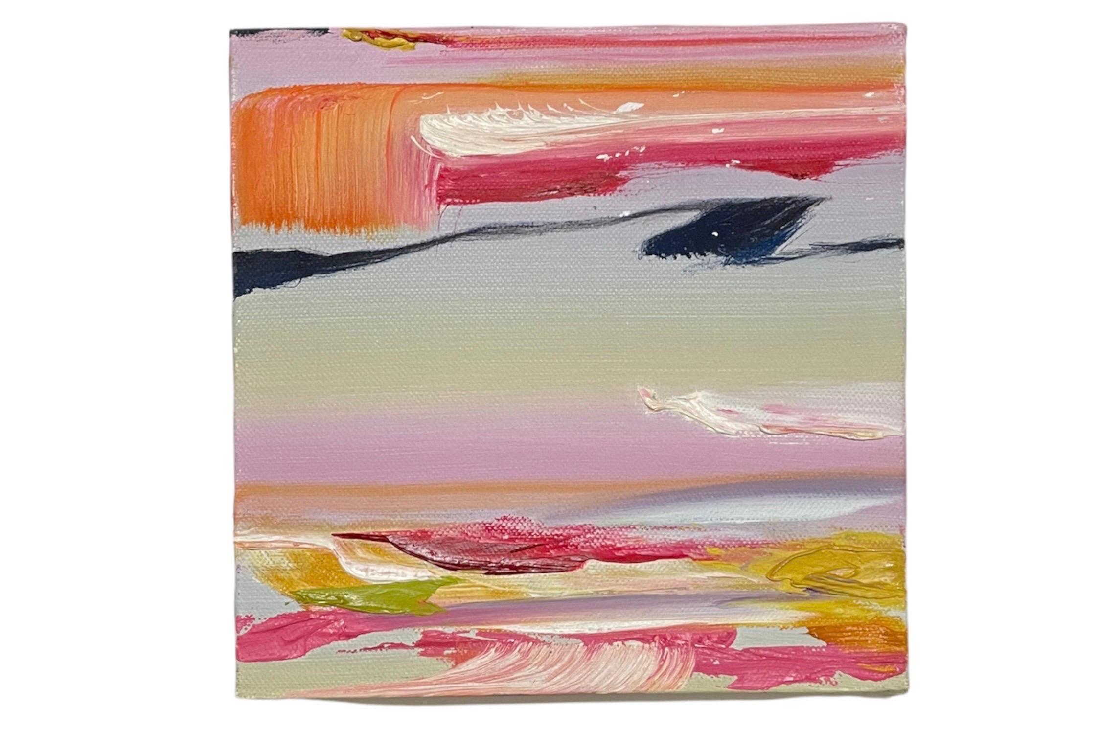 Coppia di dipinti astratti surrealisti, dittico di colori britannico di Martyn Jones in vendita 4